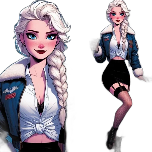 jacket, concept art, comic book art, cartoon transparent PNG cut-out