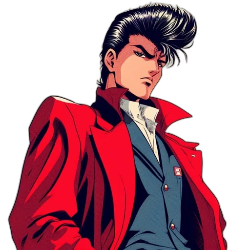 jacket, comic book art, concept art, cartoon transparent PNG cut-out
