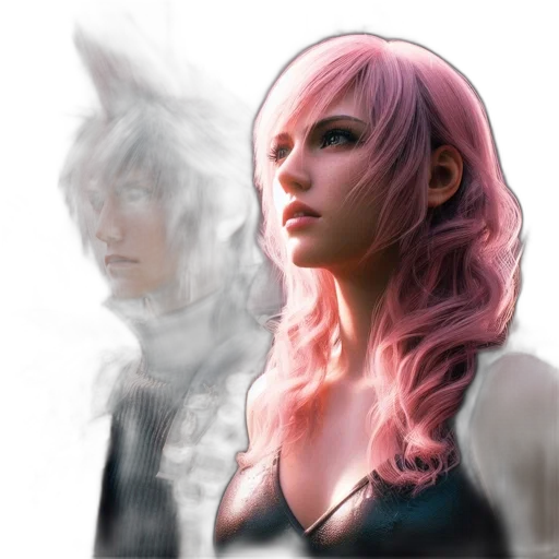 face, concept art, photorealistic, fantasy art transparent PNG cut-out