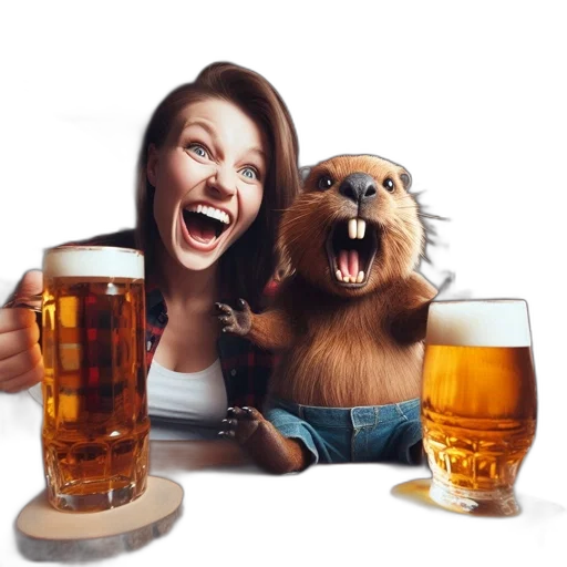 animal, photorealistic, cheerful, young transparent PNG cut-out