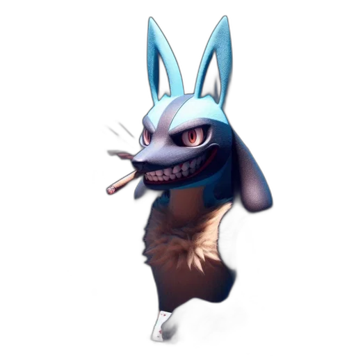 staff, mask, creature, animal transparent PNG cut-out