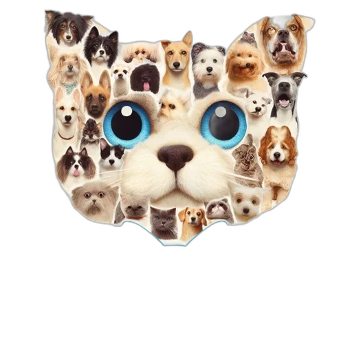 animal, mask, staff, face transparent PNG cut-out