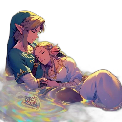 pixel art, watercolor, concept art, fantasy art transparent PNG cut-out