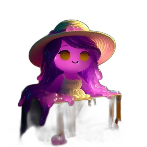 hat, staff, creature, crown transparent PNG cut-out