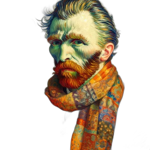 face, mask, jacket, staff transparent PNG cut-out