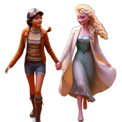 concept art, 3d render, fantasy art, pixel art transparent PNG cut-out