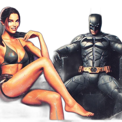 comic book art, concept art, photorealistic, watercolor transparent PNG cut-out