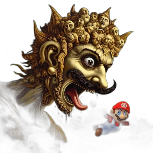mask, face, creature, crown transparent PNG cut-out