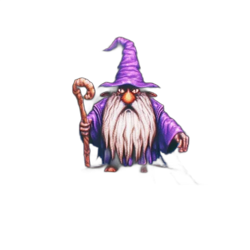 staff, hat, creature, dragon transparent PNG cut-out