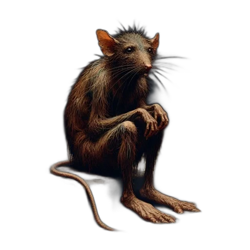 animal, creature, staff, hair transparent PNG cut-out