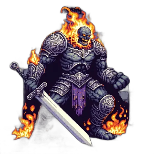 sword, weapon, dragon, staff transparent PNG cut-out
