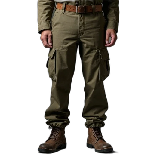jacket, staff, concept art, 3d render transparent PNG cut-out