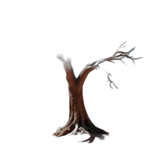 tree, hair, staff, creature transparent PNG cut-out