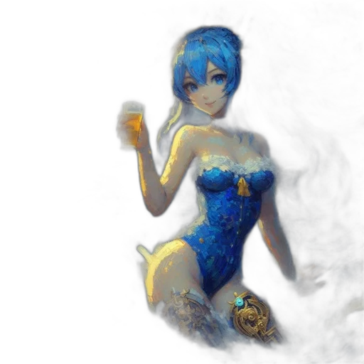 robot, dress, mask, fantasy art transparent PNG cut-out
