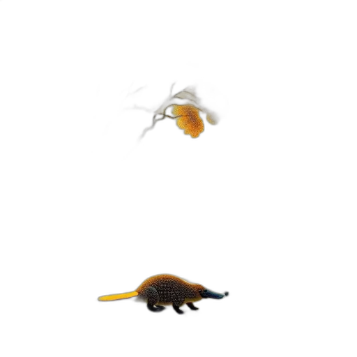 animal, creature, dragon, hair transparent PNG cut-out