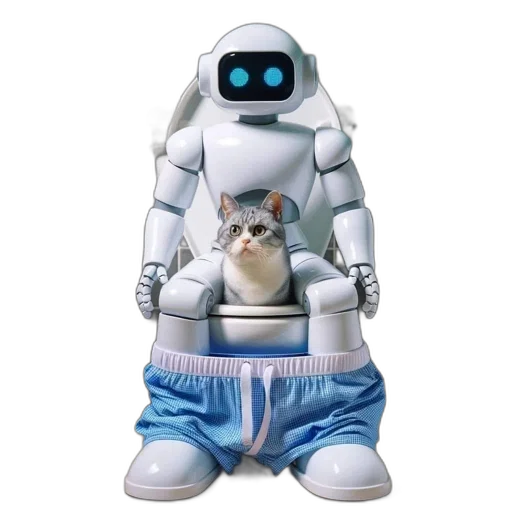 robot, animal, creature, dress transparent PNG cut-out
