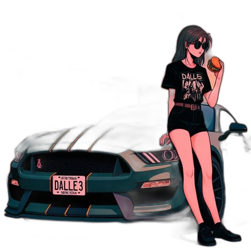 car, weapon, anime, concept art transparent PNG cut-out
