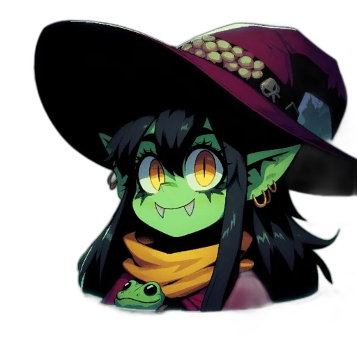 hat, staff, dragon, mask transparent PNG cut-out
