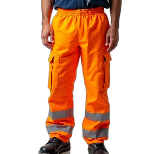 staff, jacket, safety, trousers transparent PNG cut-out