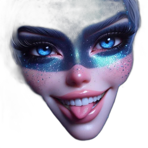 face, mask, creature, robot transparent PNG cut-out
