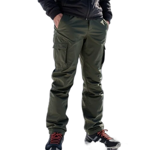 jacket, staff, 3d render, concept art transparent PNG cut-out