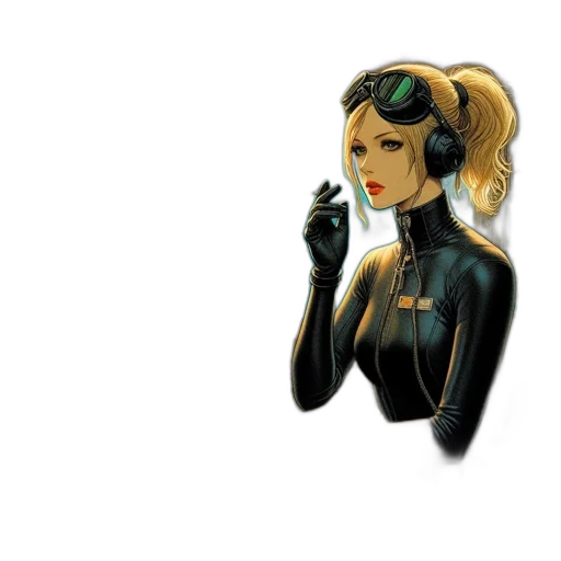comic book art, concept art, pixel art, cartoon transparent PNG cut-out