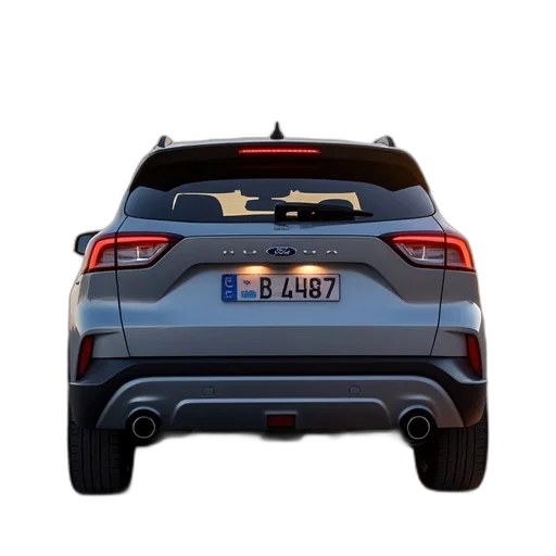 car, 3d render, new, ford transparent PNG cut-out