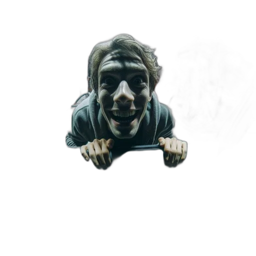 face, creature, mask, staff transparent PNG cut-out