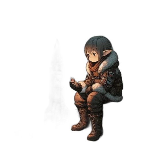 creature, jacket, mask, robot transparent PNG cut-out