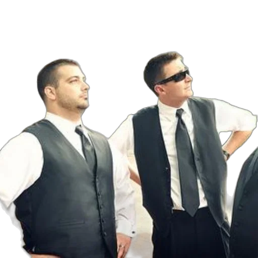 three, men, formal, attire transparent PNG cut-out