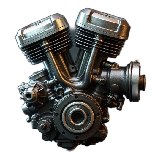 car, robot, 3d render, differential transparent PNG cut-out
