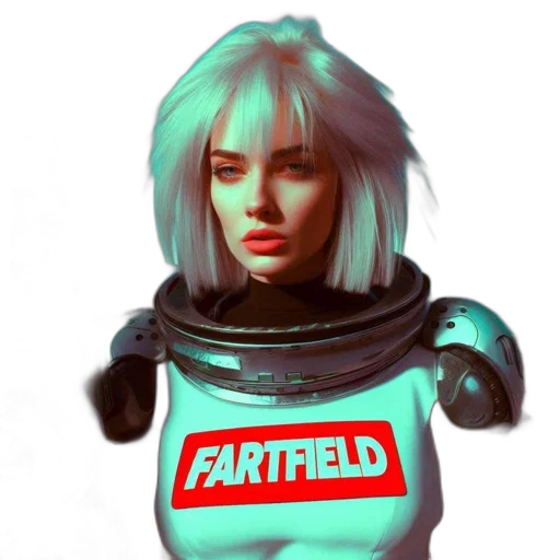 robot, jacket, dress, face transparent PNG cut-out