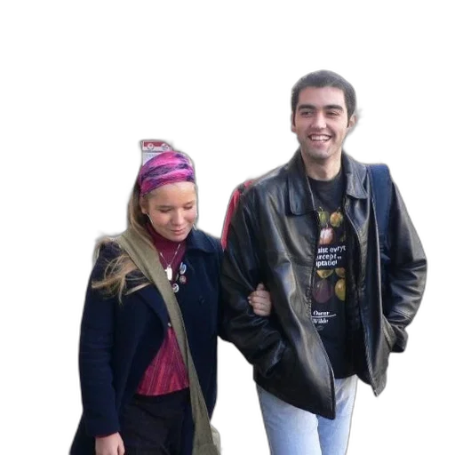 jacket, staff, umbrella, face transparent PNG cut-out