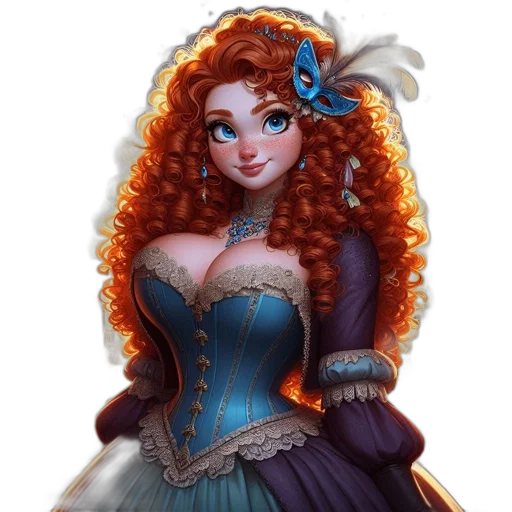 dress, crown, fantasy art, concept art transparent PNG cut-out