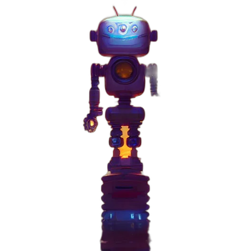robot, staff, weapon, bottle transparent PNG cut-out