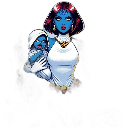 jewelry, mask, concept art, comic book art transparent PNG cut-out