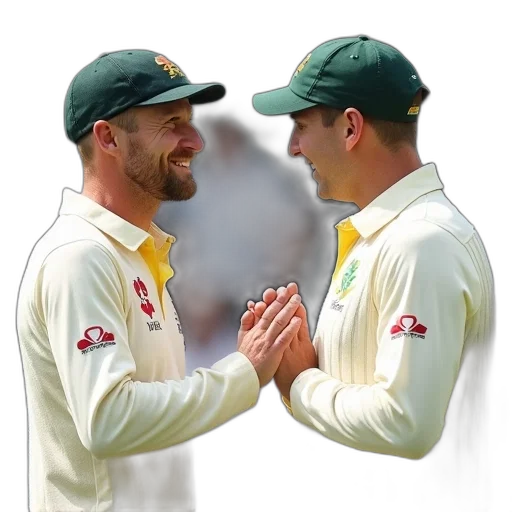 australian, bowlers, congratulate, graeme transparent PNG cut-out