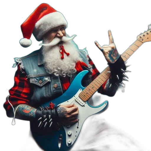concept art, photorealistic, santa, claus transparent PNG cut-out