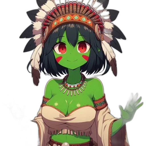 mask, creature, dragon, staff transparent PNG cut-out