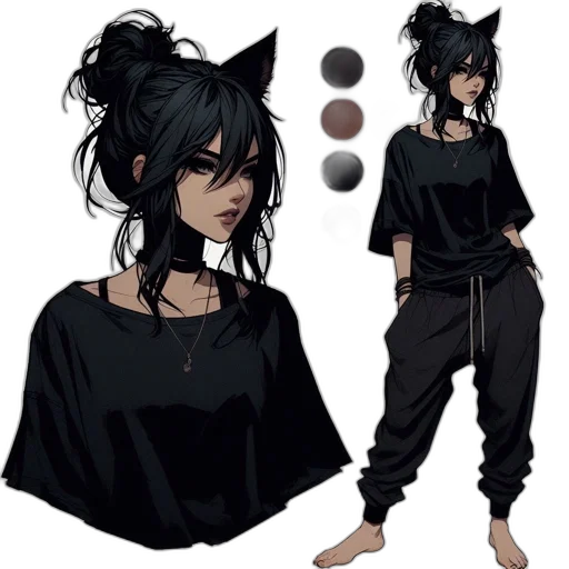 concept art, anime, fantasy art, pixel art transparent PNG cut-out