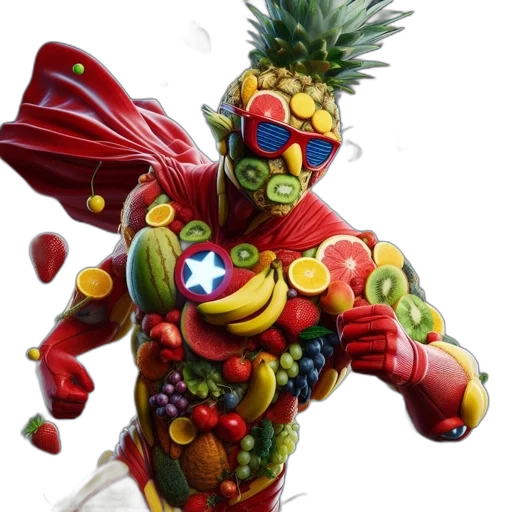 robot, mask, staff, 3d render transparent PNG cut-out