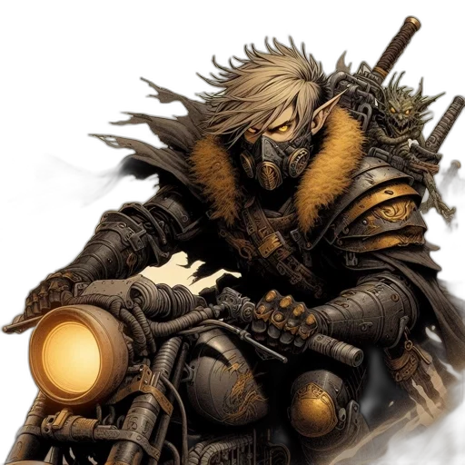 weapon, concept art, fantasy art, comic book art transparent PNG cut-out
