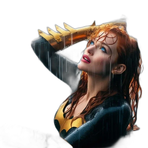 umbrella, comic book art, concept art, photorealistic transparent PNG cut-out