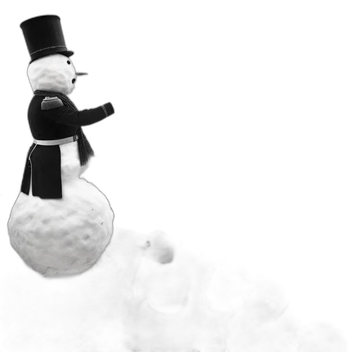 staff, hat, robot, 3d render transparent PNG cut-out