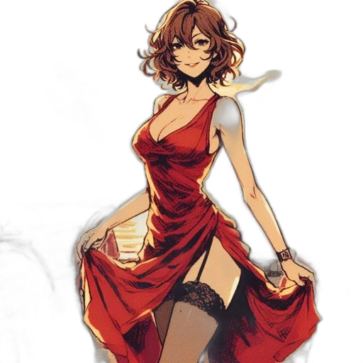 dress, staff, concept art, comic book art transparent PNG cut-out