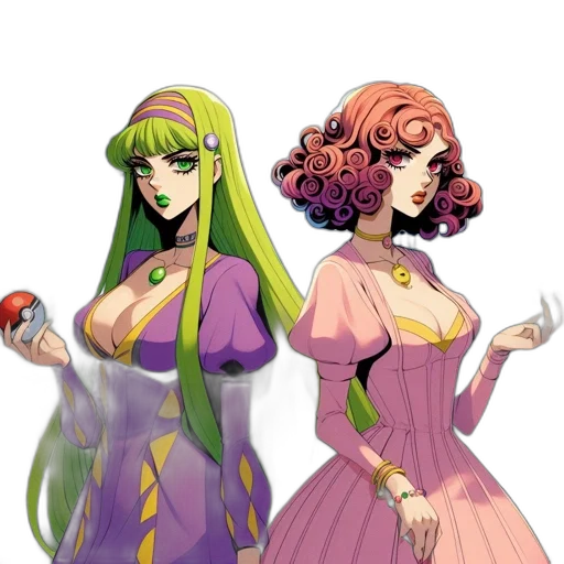 dress, concept art, pixel art, anime transparent PNG cut-out