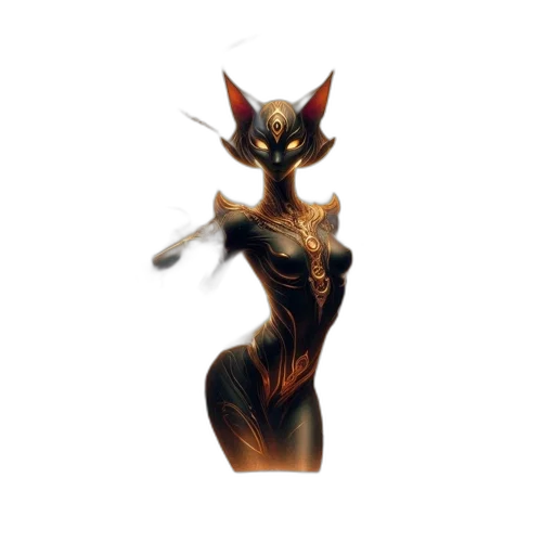 staff, dress, mask, jewelry transparent PNG cut-out