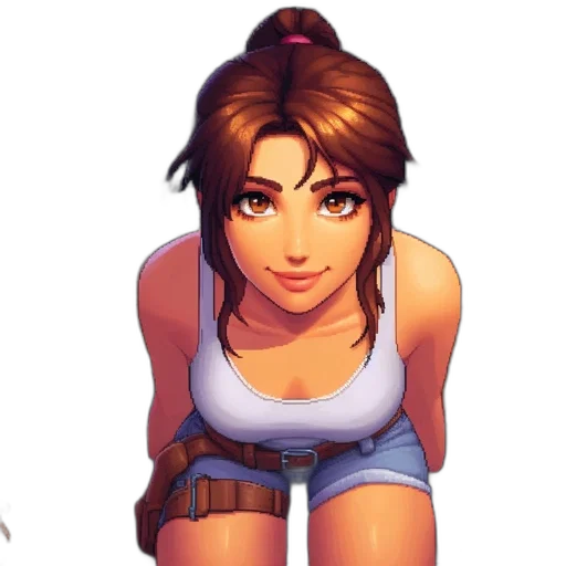 face, weapon, pixel art, concept art transparent PNG cut-out