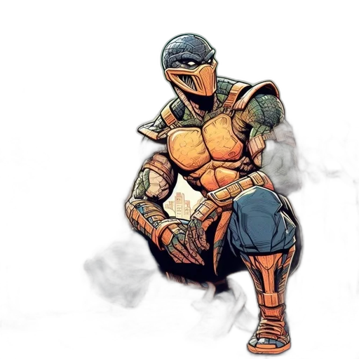 mask, concept art, comic book art, fantasy art transparent PNG cut-out
