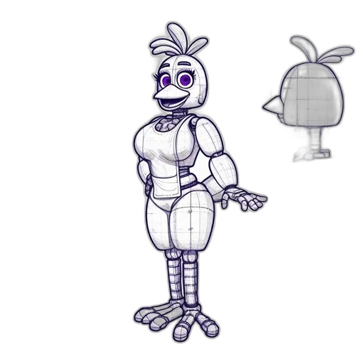 robot, dress, creature, concept art transparent PNG cut-out